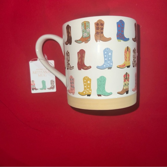 Handmade Ceramic, Coffee Mug, Cowboy, Cowgirl Boots Mug, Western Graphic… - Picture 11 of 11